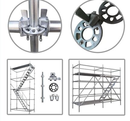 2026 Aluminum Ringlock Scaffolding Standard Components for Locking Scaffolding