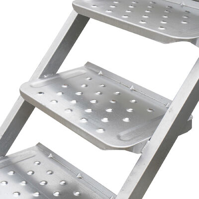 2026 Aluminium Scaffold Scaffolding Stair Ladder 2.4m/3m/3.6m/4.2m/4.8m/6m Scaffolding Straight Step Aluminium Single Ladder