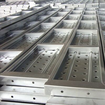 Perforated Construction Steel Plank Customized Galvanized Scaffolding Board Bs1139 Approval