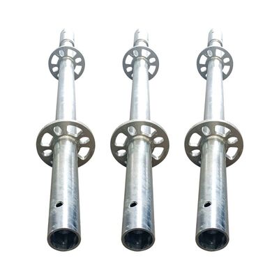 Pin Lock Scaffolding System Standard Post OD 48.3mm 3000mm Hot Dip Galvanized Steel