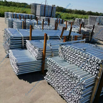 Painted Q355 48.3mm 2m EN12811 Certified Scaffold Tower Ringlock System with OEM Service