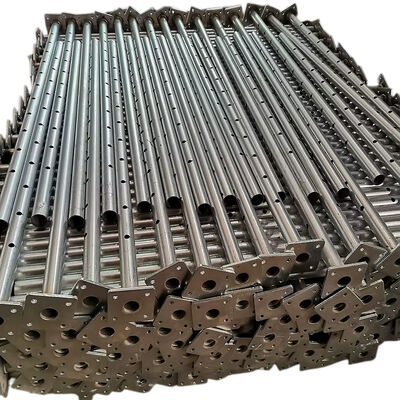 heavy duty steel prop Q235 hot dip galvanized thick wall steel tube for concrete formwork support and building construction shoring projects BYTHAI