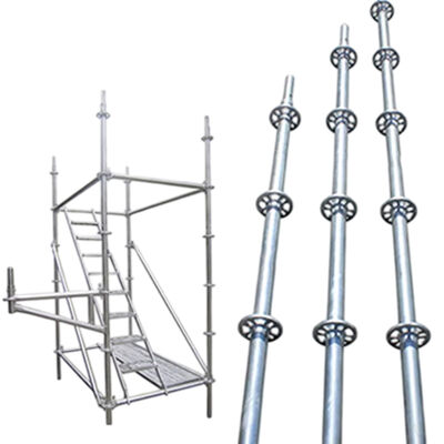 ringlock steel deck Q235 hot dip galvanized steel anti-slip heavy load for ringlock scaffolding platforms and construction working decks BYTHAI