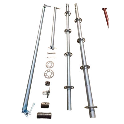 facade ringlock scaffolding system Q235 hot dip galvanized steel modular structure for building facade construction and exterior wall maintenance works BYTHAI