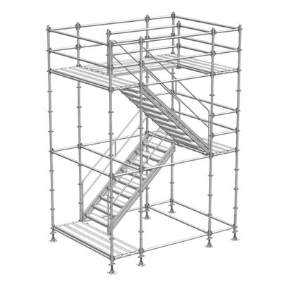 ring lock scaffold painted corrosion resistant high strength steel for formwork shoring and building maintenance operation support BYTHAI