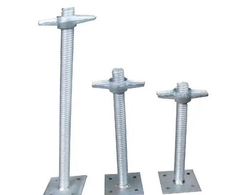 Silver Base Jack Scaffolding MOQ 1000 Suitable for Construction