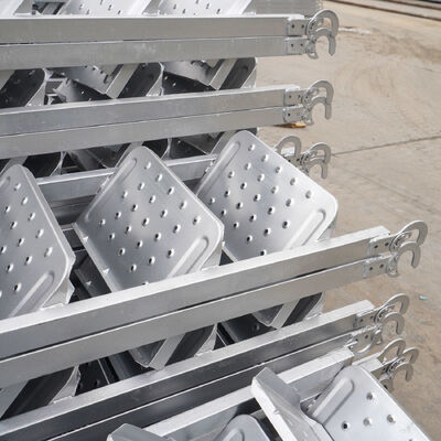 2026 Aluminium Scaffold Scaffolding Stair Ladder 2.4m/3m/3.6m/4.2m/4.8m/6m Scaffolding Straight Step Aluminium Single Ladder