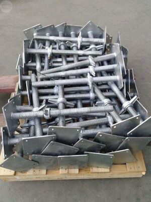 Electro Galvanized Base Jack Scaffolding Acrow Plate The Perfect Support for Construction