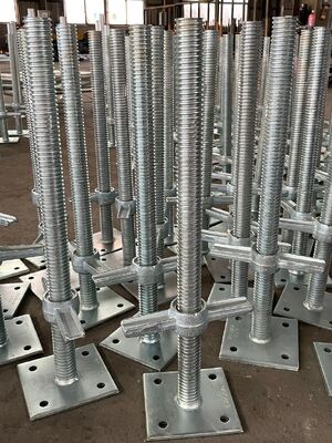 Electro Galvanized Base Jack Scaffolding Acrow Plate The Perfect Support for Construction