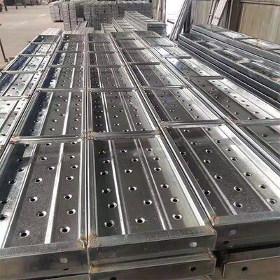 Anti corrosion galvanized steel planks offering thickness of scaffolding pipe ensuring durability and corrosion protection