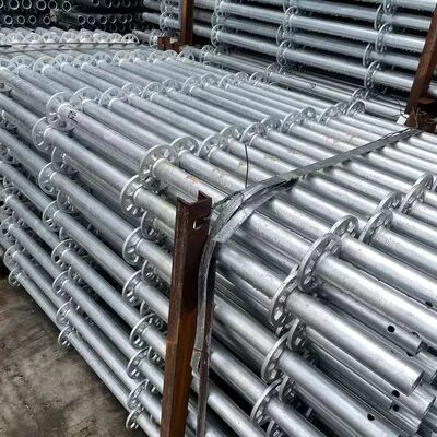 Q235 Q355 Steel Hot-Dipped Galvanized Multidirectional Rosette Ringlock Scaffolding