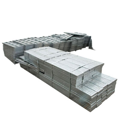 Walk Board, Heavy‑Duty Perforated Metal Scaffold Deck for Ringlock Scaffolding Residential and Industrial Construction BYTHAI