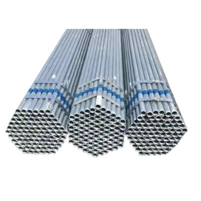 scaffolding tube Q235 hot dip galvanized 48.3mm outer diameter 3.2mm wall thickness 2‑6m custom cut length for residential building exterior scaffold assembly BYTHAI